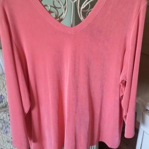 V-neck pullover top